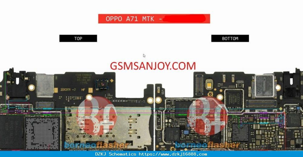 Oppo A71 MTK All Hardware Schematic Diagram Free Solution