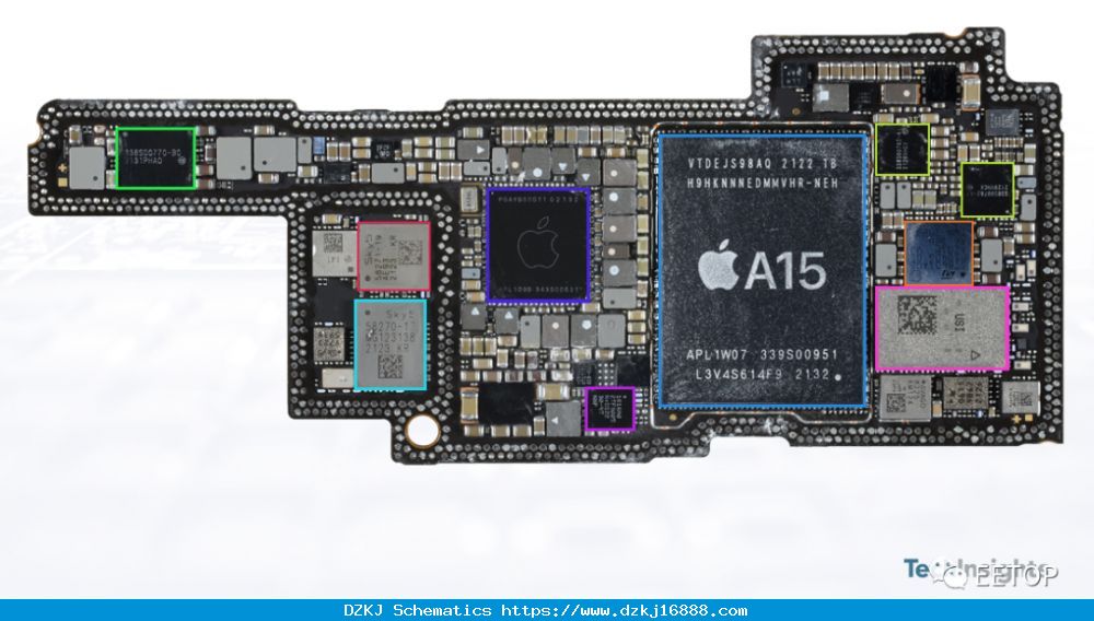 IPhone 13 Pro 主要芯片 List