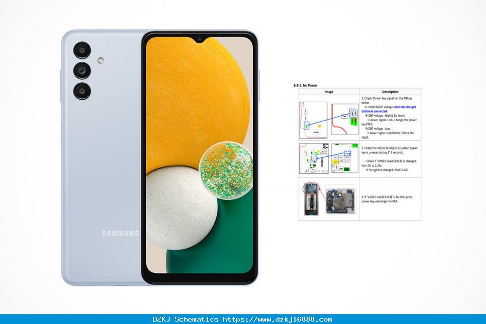Samsung Galaxy A13 SM-A136B Schematics