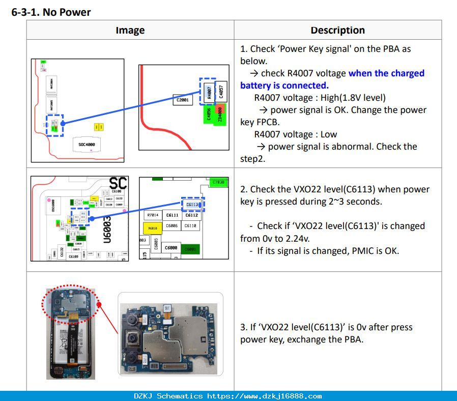 Samsung Galaxy A13 SM-A136B Schematics