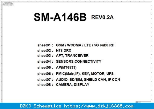 Samsung Galaxy A14 5G SM-A146B Schematic And BoardView.PDF