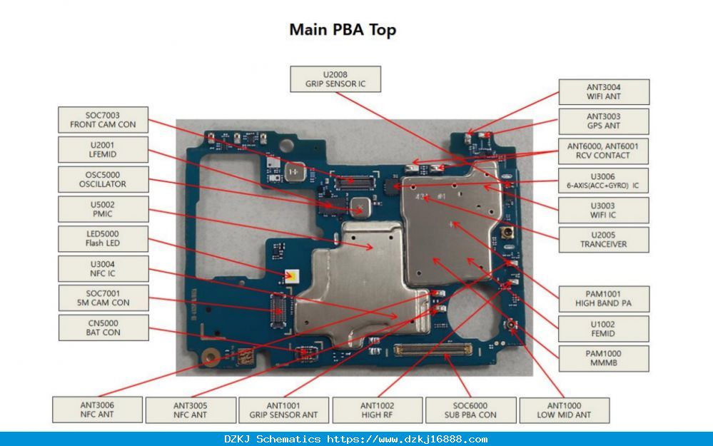 Samsung Galaxy A32 SM-A325F Schematics