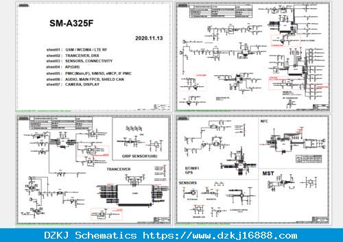 Samsung Galaxy A32 SM-A325F Schematic And BoardView.PDF