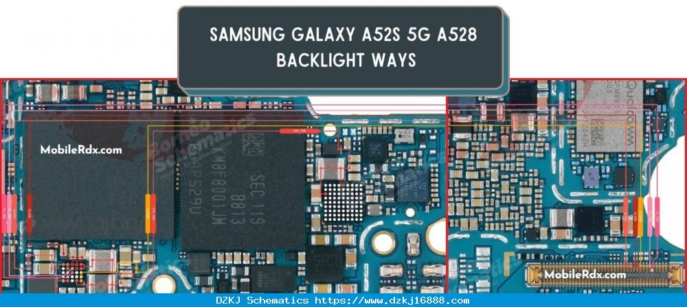 Samsung Galaxy A52s A528 Backlight Ways