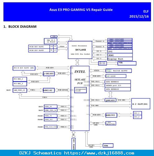 Asus E3 PRO GAMING V5 Repair Guide And Bo…