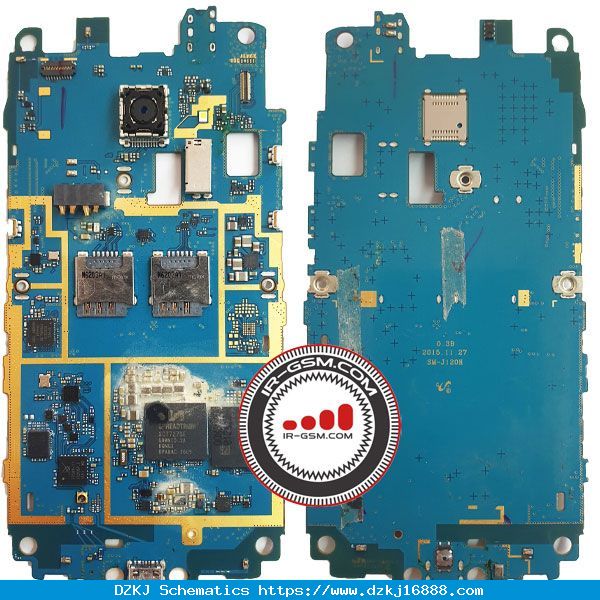برد اوراقی آلمان سامسونگ BOARD SAMSUNG J1 2016 J120