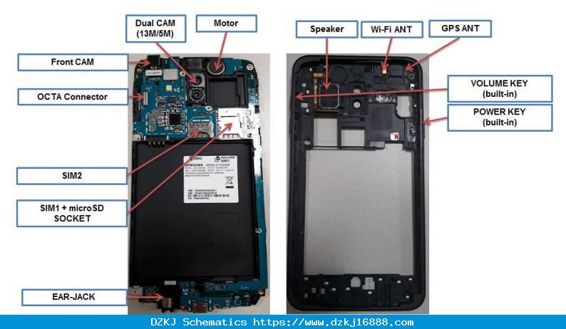 Samsung J7 Circuit Diagram