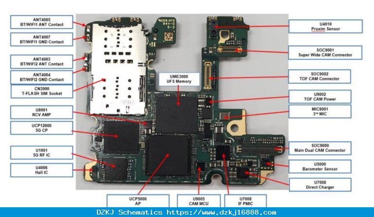 Samsung Galaxy Note10+ (SM-N975F) Schematics