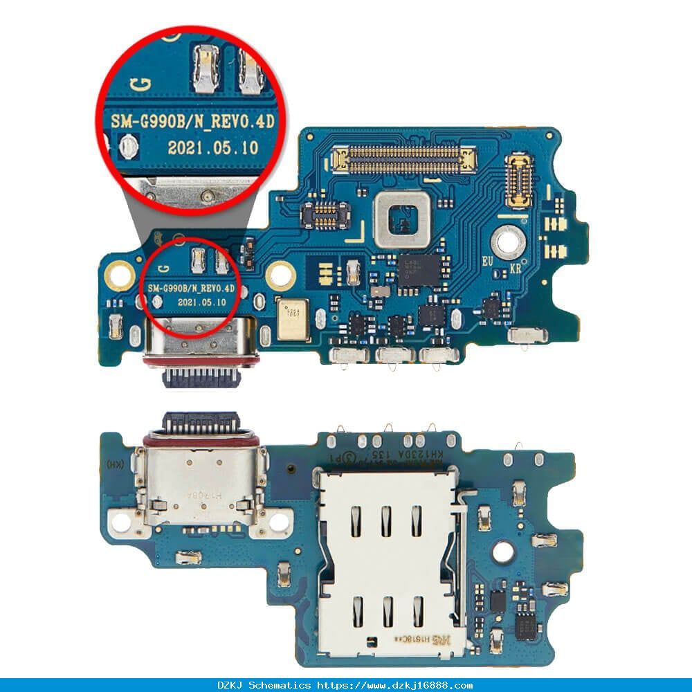 Samsung Galaxy S21 FE Charging Port Board