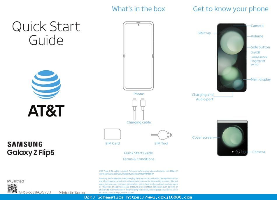 SAMSUNG GALAXY Z FLIP5 QUICK START MANUAL Pdf Download