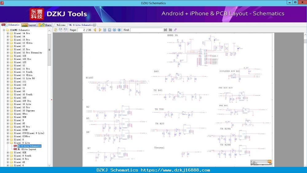 Mi 8 Lite Schematic - Xiaomi 8 Lite - XIAOMI Schematic
