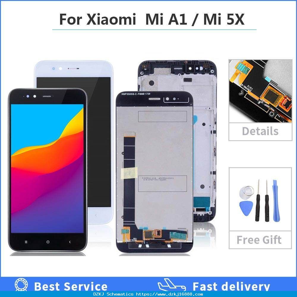 ต้นฉบับสำหรับ Xiaomi Mi A1 Mi 5X หน้าจอจอแสดงผล L…