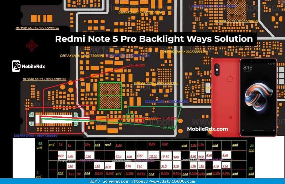 Redmi 5 Plus Schematic