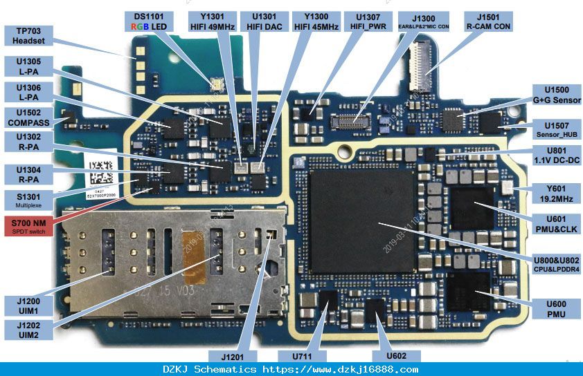 Redmi 5 Schematic Diagram