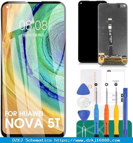 Amazon.com: For Huawei Nova 5T LC…