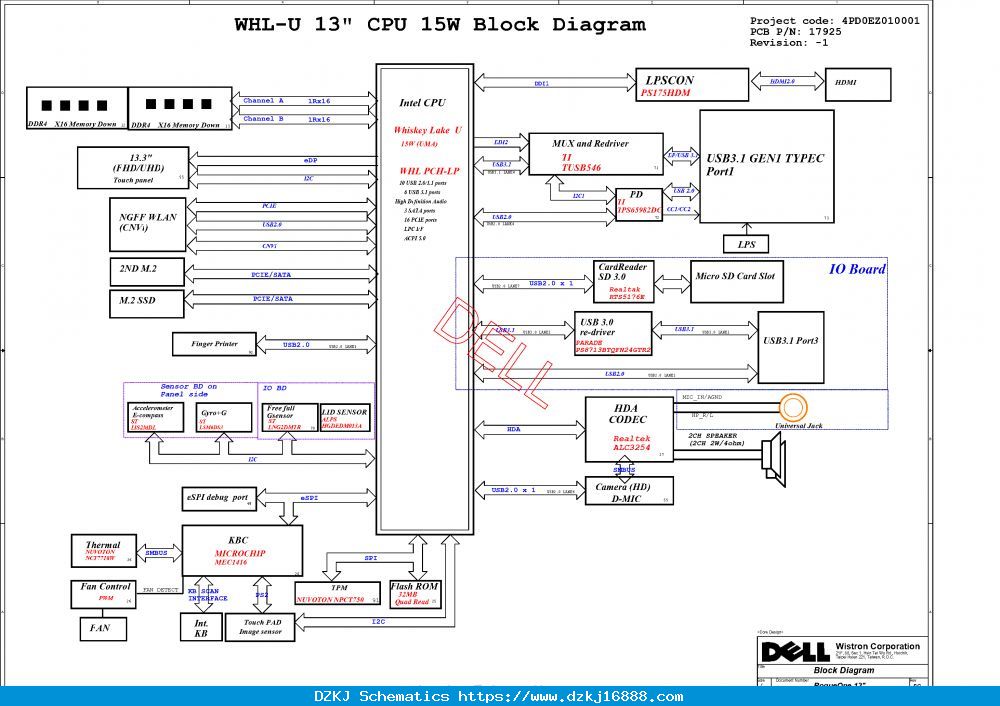 Dell Inspiron Schematic Diagram