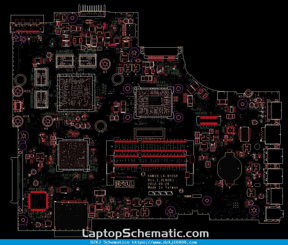 Dell Inspiron 3721 Inspiron 17R 5721 Schematic & Boardview VAW10 L…