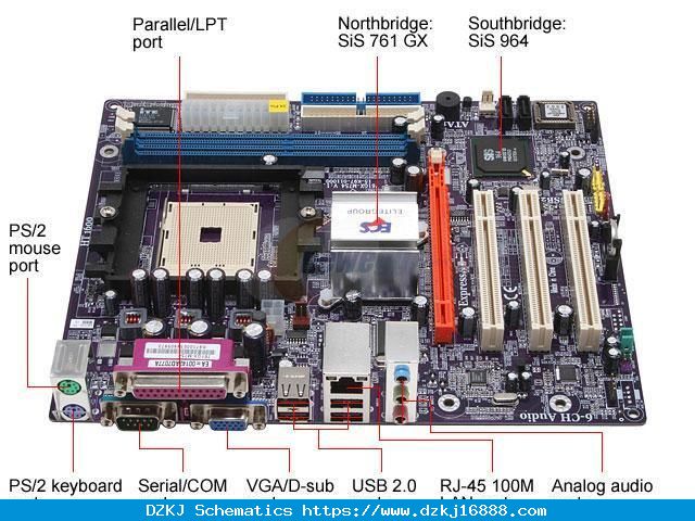 ECS 761GX-M754 (1.0) 754 Micro ATX AMD Motherboard