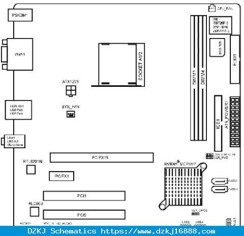 ECS MCP61PM-HM REV: 1.x (HP OEM)