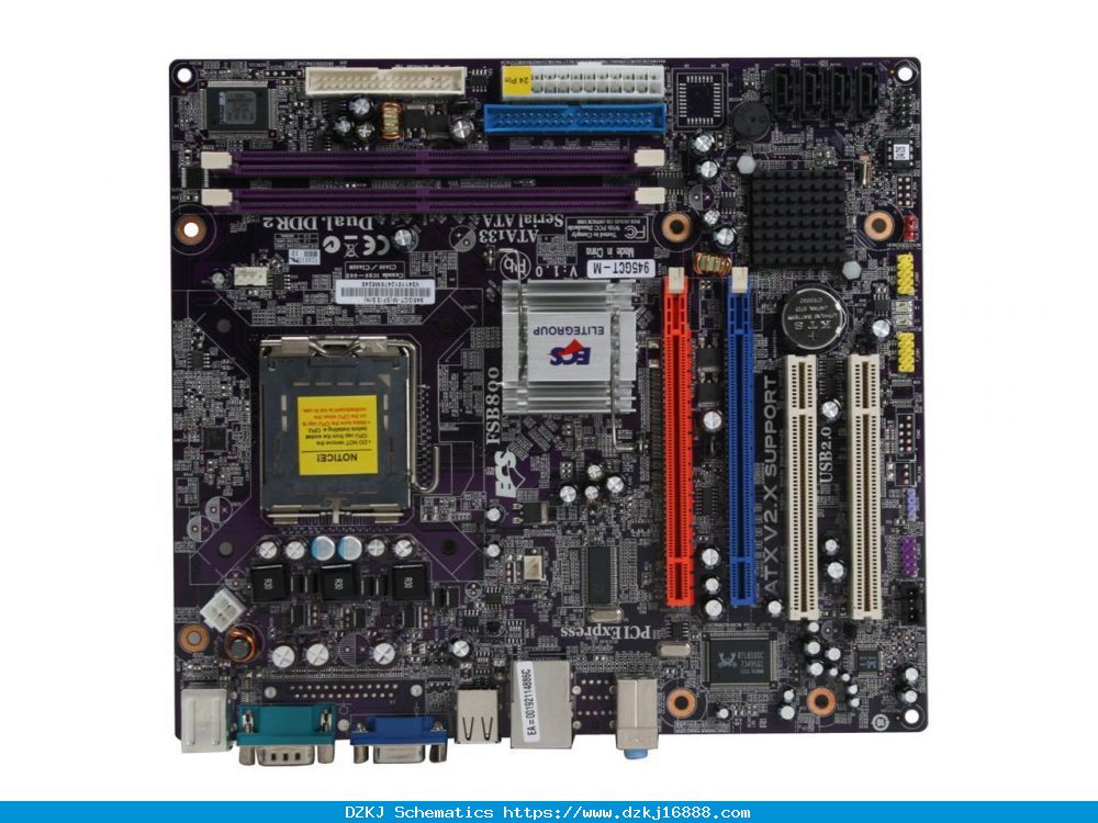 Open Box: ECS 945GCT-M (V1.0) LGA 775 Micro ATX Intel Motherboa…