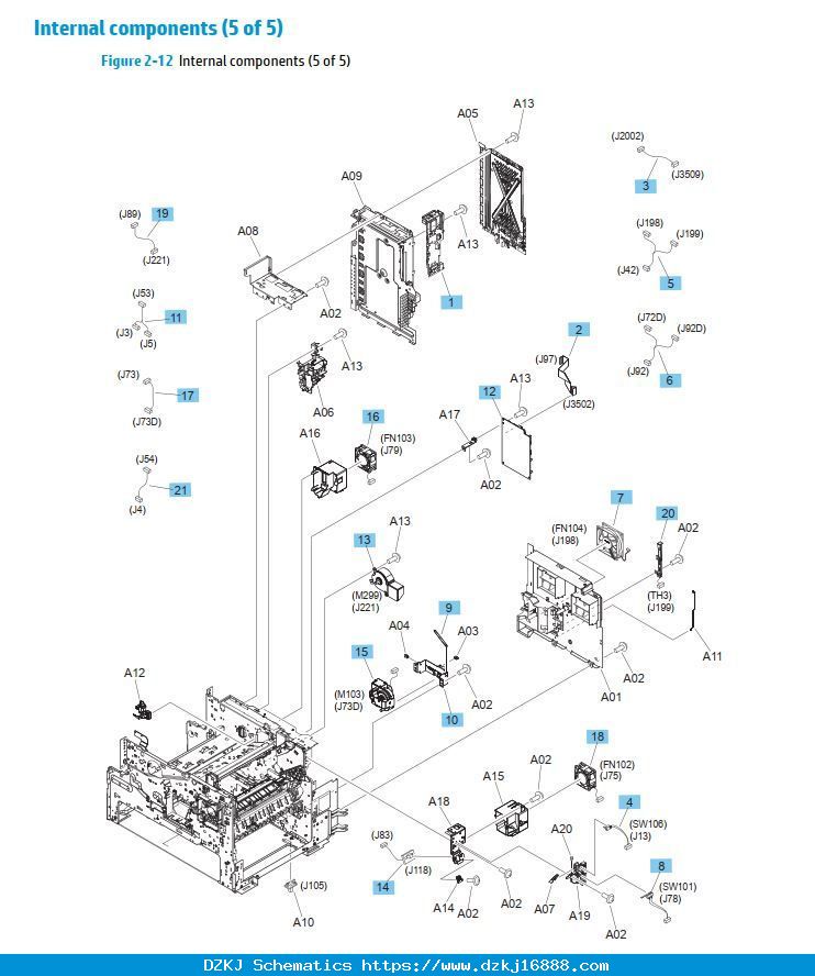 HP M630 LaserJet Enterprise MFP Printe…