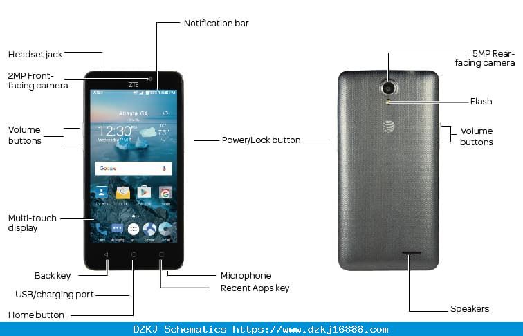 ZTE Maven 2 (Z831) Diagram