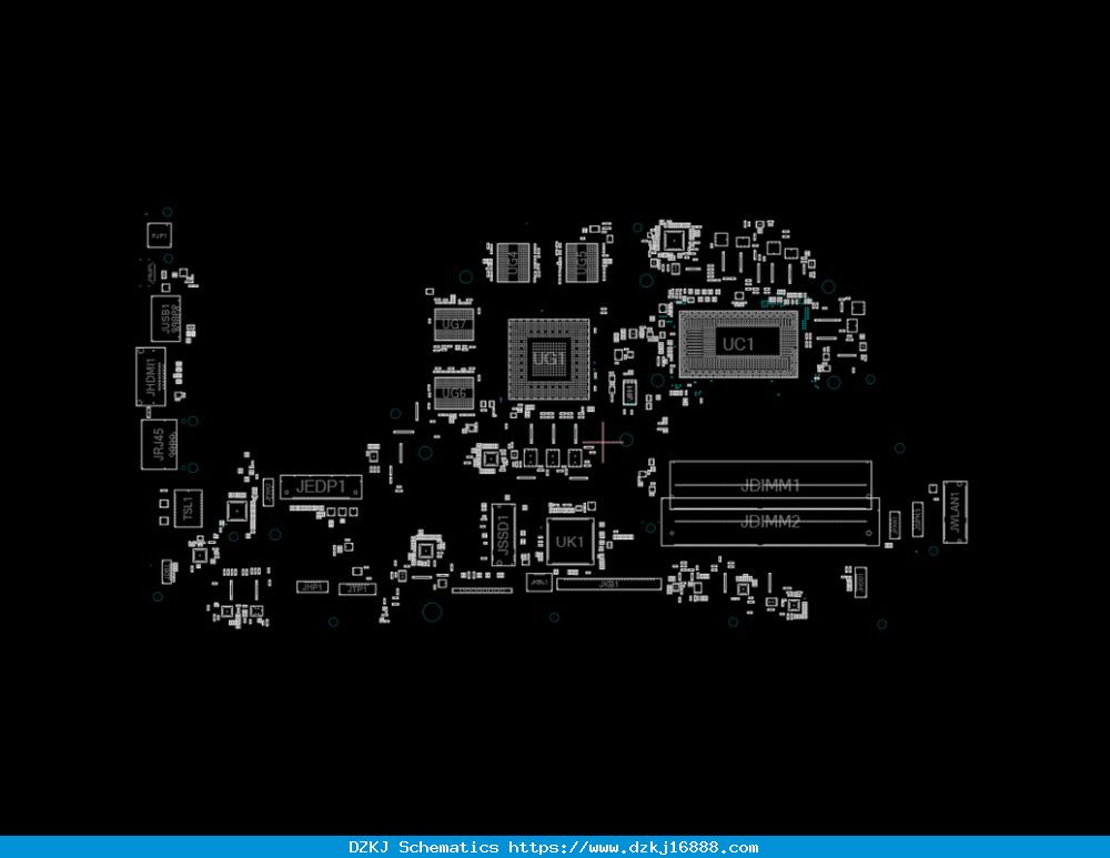 Compal LA-F861P DPK54 REV 1.0 - BoardView (.CAD)