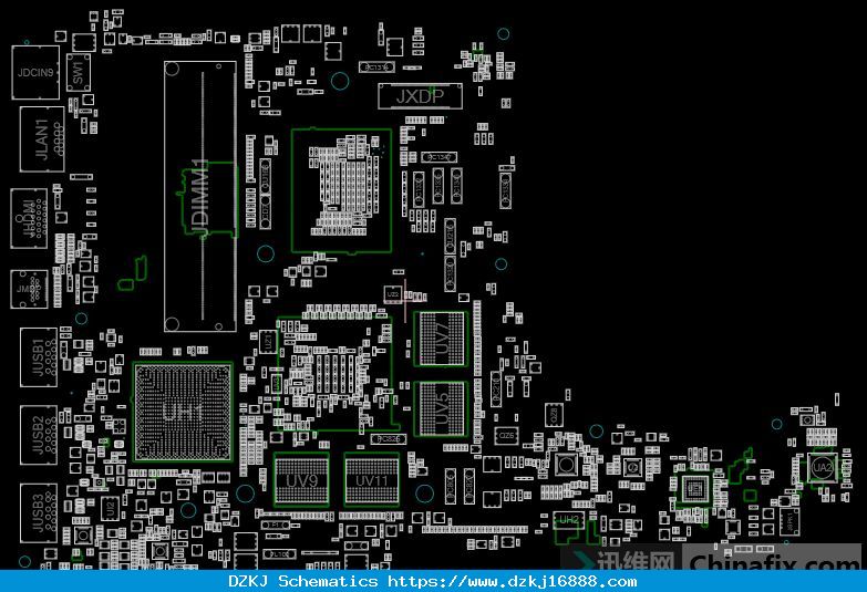 LA-7852P Boardview CAD-迅维网-维修论坛