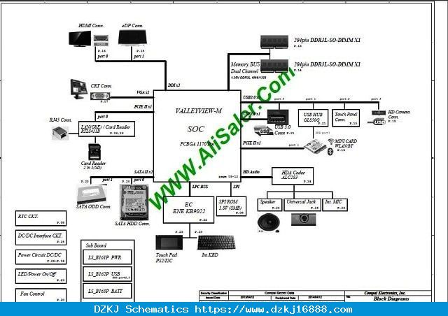 Acer E5-511G Compal LA-B211P R1.0 Schematic