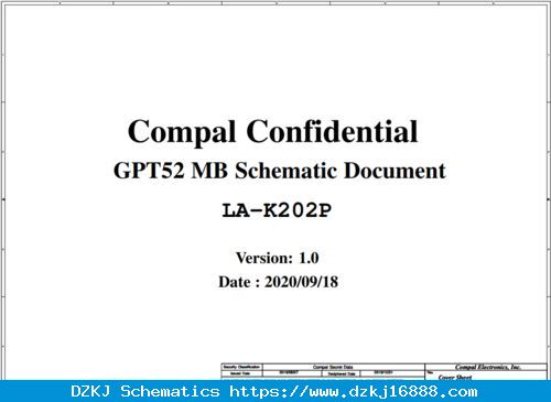 HP 15 Compal GPT52 LA-K202P REV 1.0 Schematic.PDF - HP