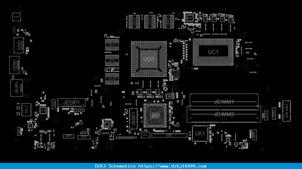 Schemat HP Pavilion Gaming 15-cx0062tx Compal DPK54 LA-F841P LA-F842P ...