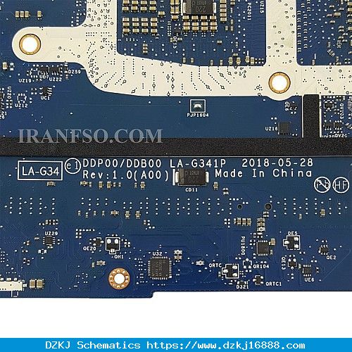 مادربرد لپ تاپ دل XPS 15-9570_CPU-Xeon E-2176…