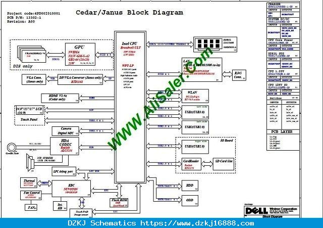Dell Vostro 14 3458 LA-B843P Schematic