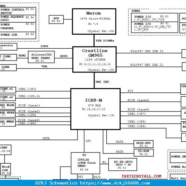 Dell Studio 1435 08217-1 Diaz UMA Rev A00 Schematic Di…