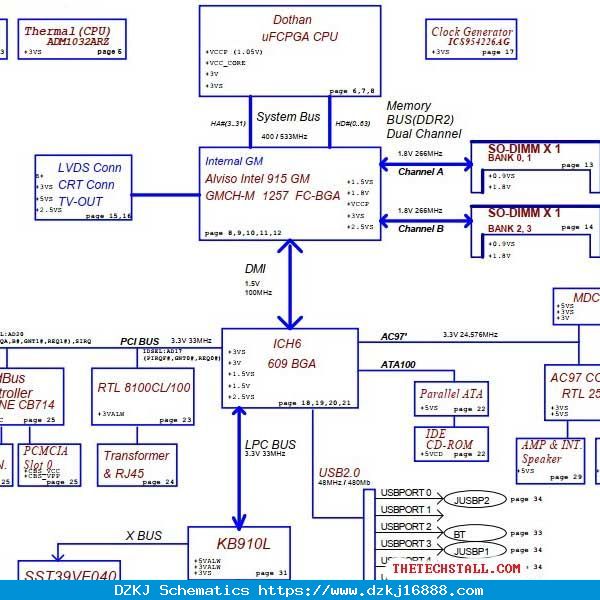 Lenovo 3000 C100 LA-3091P Rev 1.0 Schematic …