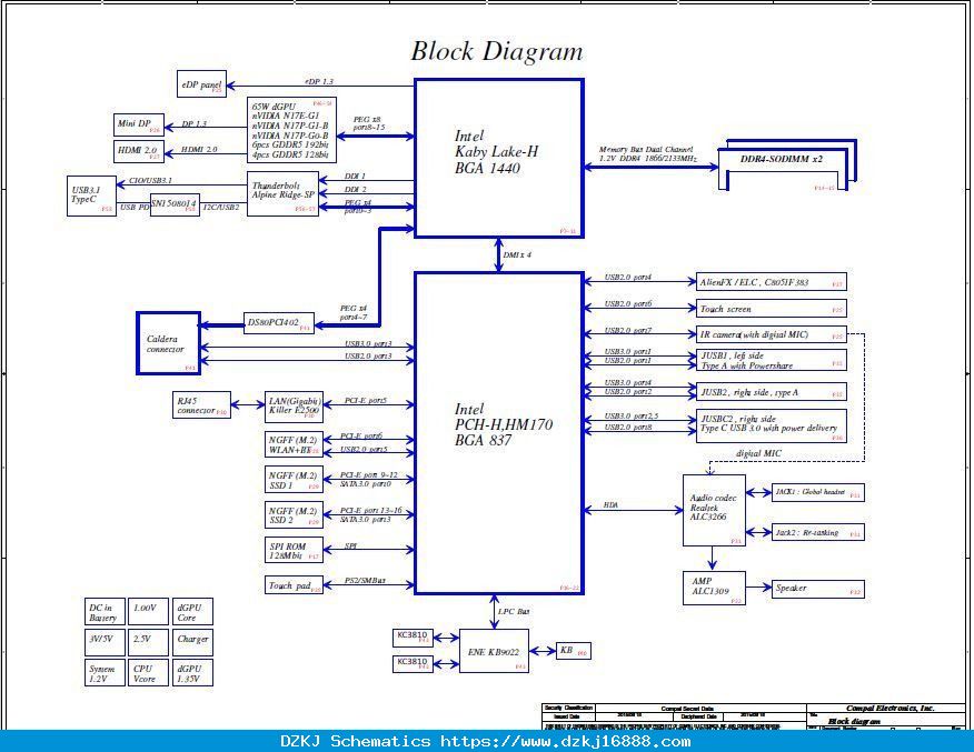 Schematic Boardview Dell Alienware 13 R3