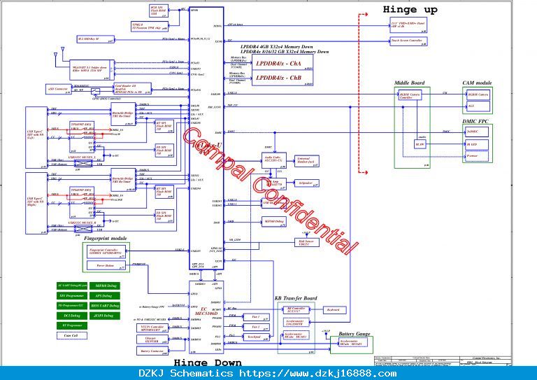 Dell XPS 13 9300 Schematic & Boardview FDQ30 LA-H811P – Lapt…