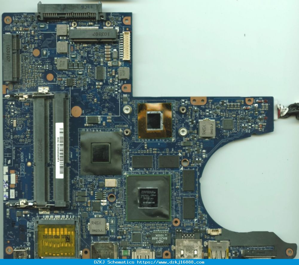 Schemat Dell Alienware M11x R2 Compal NAP00 LA-5811P NAP10 LA-5812P ...