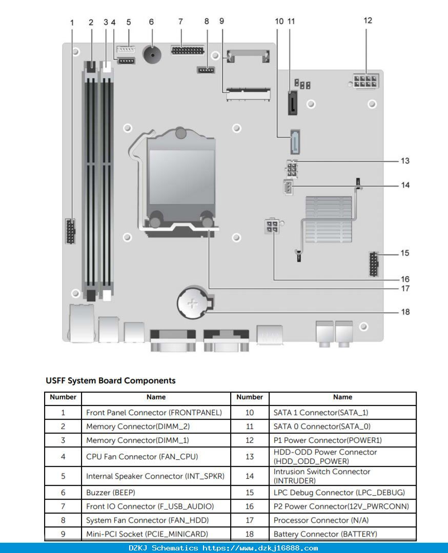 Dell Optiplex Gx620 Motherboard Schem…