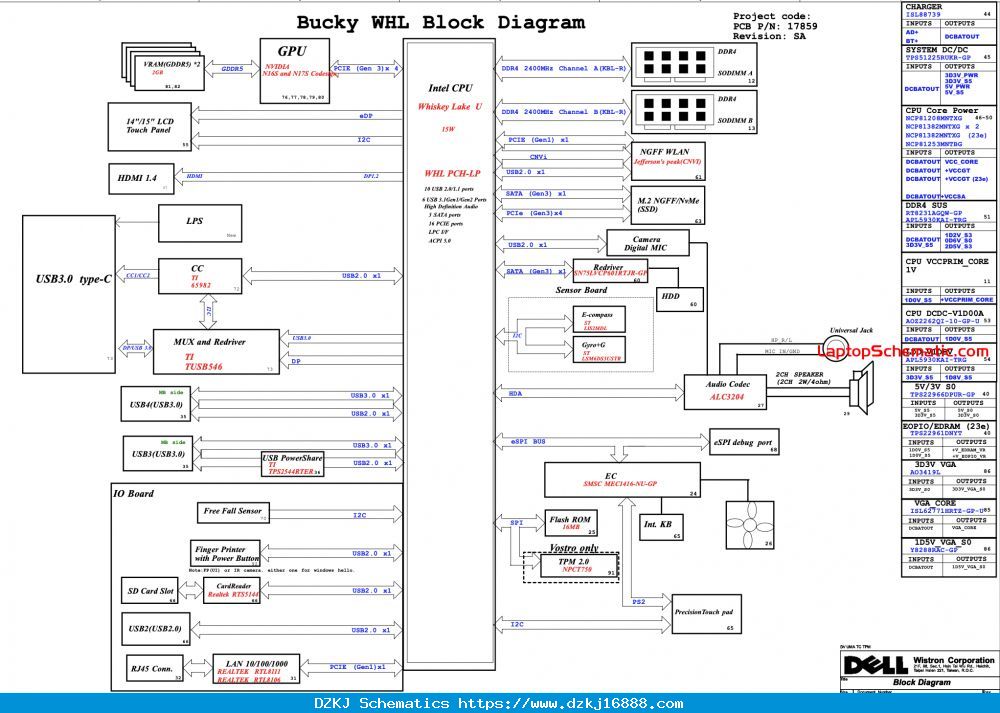 Dell Inspiron Schematic Diagram