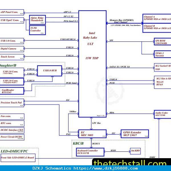 DELL XPS 13 9360 LA-D841P Schematic Diag…