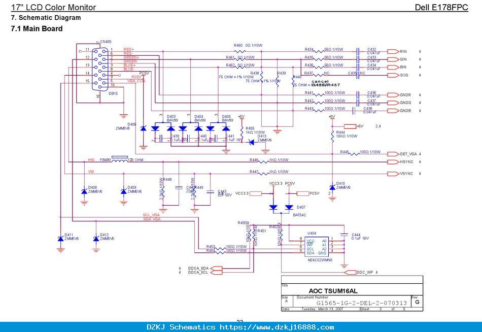 Dell Schematic Diagram Dell Studio 1735 Laptop Schematic Dia