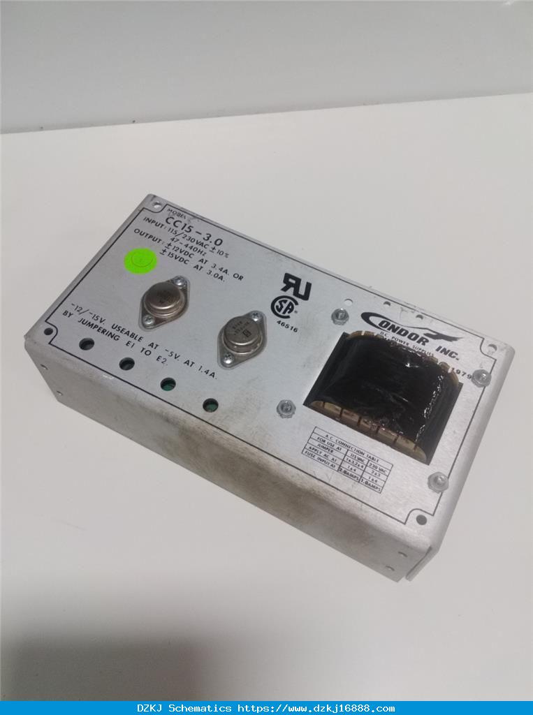 Condor Power Supply Schematic