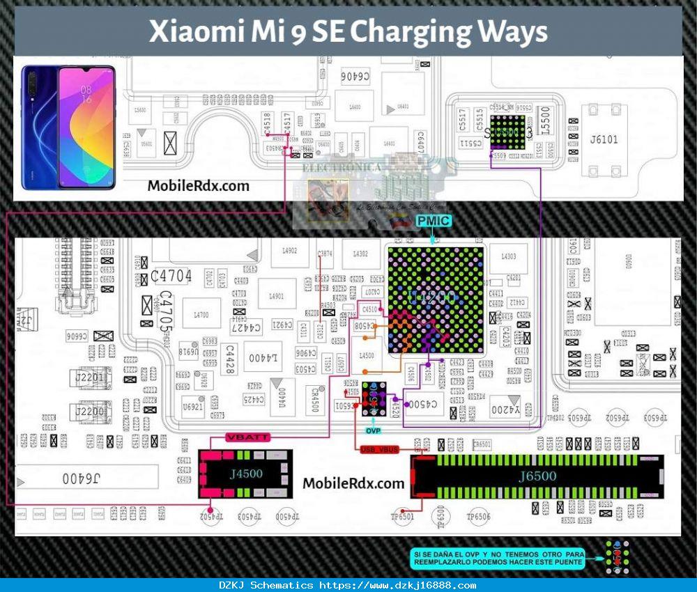 Repair Xiaomi Mi 9 SE Not Charging Problem