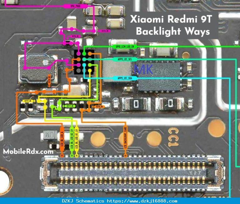 Xiaomi Redmi 9T Backlight Ways