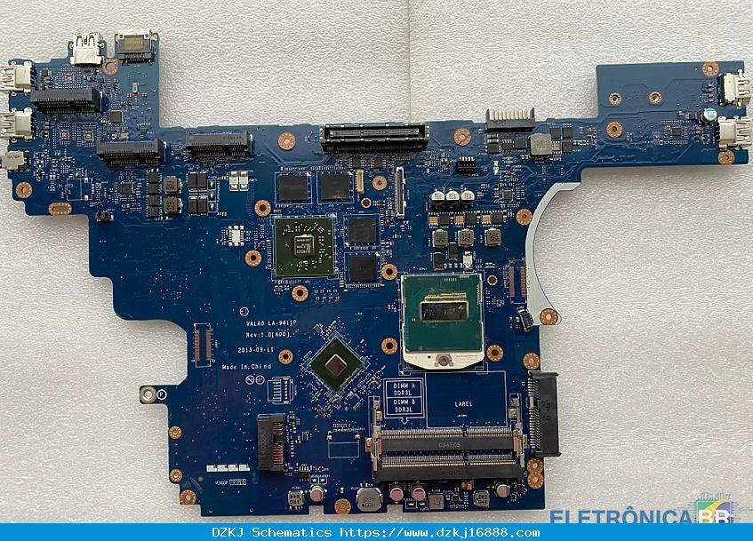 Dell Precision M2800 LA-9411P VALA0 Rev:1.0 - DELL