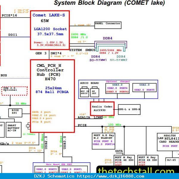Clevo N960TP6 6-71-N9500-D01A Schematic Diagram