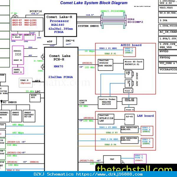 Clevo W950SU2 6-71-W5S20-D03 Schematic Diagram