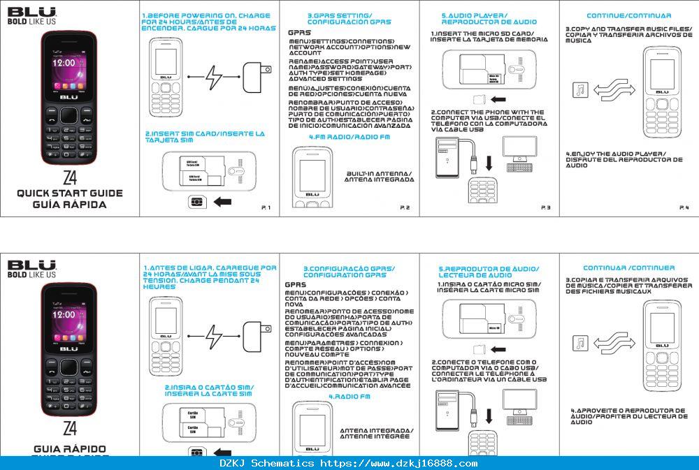 User Manual BLU Z4 (1 Pages)