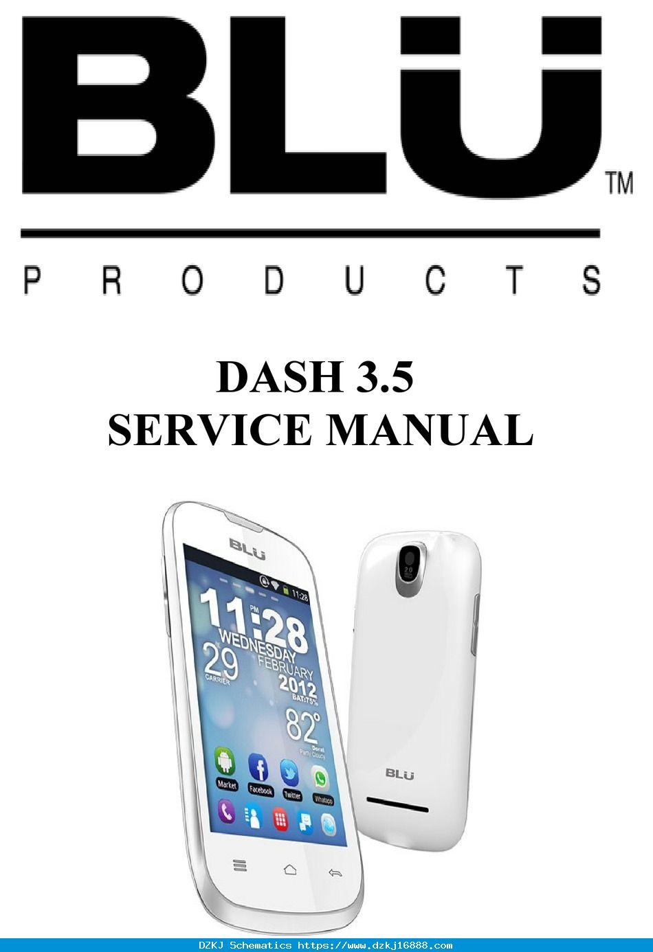 BLU DASH 3.5 SERVICE MAN…
